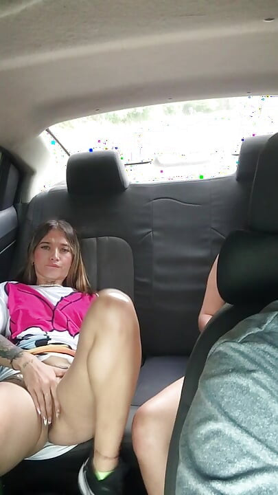 I fuck my friend in my boyfriend's car.