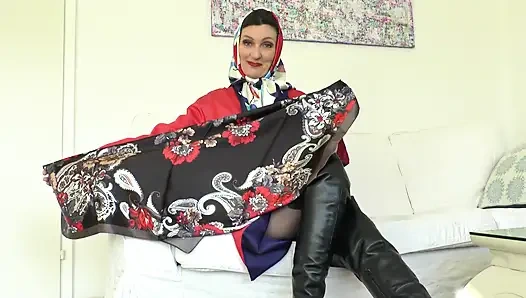 Latihan headscarfmu bagian 1, lady victoria valente