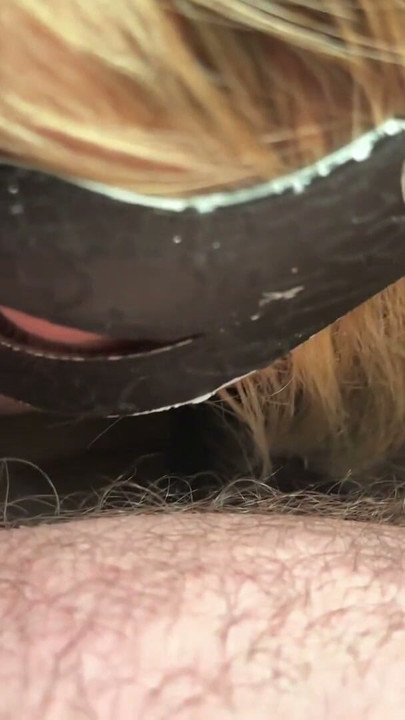 Swallowing a yummy load. | Clip 2