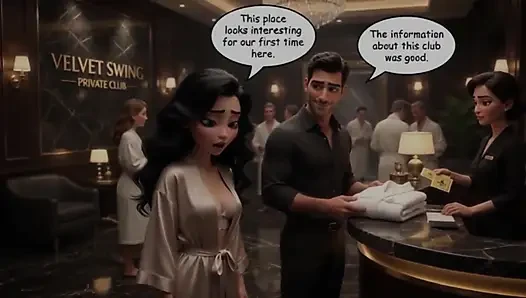 Beni, Ai tarafından ortaya çıkan bir swinger kulübünde vahşi bir gece macerasında engellerini kaybeder