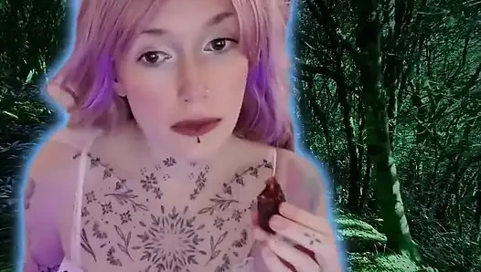 Riesin V0re pOV Fantasy feen-Riesin verschlingt high-cal menschliche beute - halsbeule schluckt und Verdauung necken!