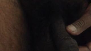 Indian Dark Chocolatey Dick Peeing...