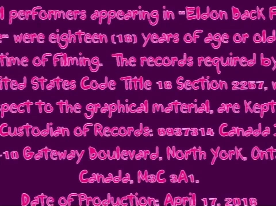 Eldon back for more