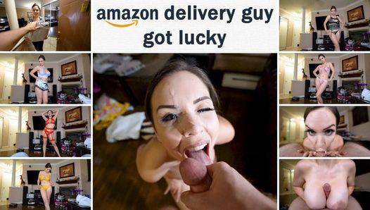 Amazon配達人がラッキー-プレビュー-immeganlive