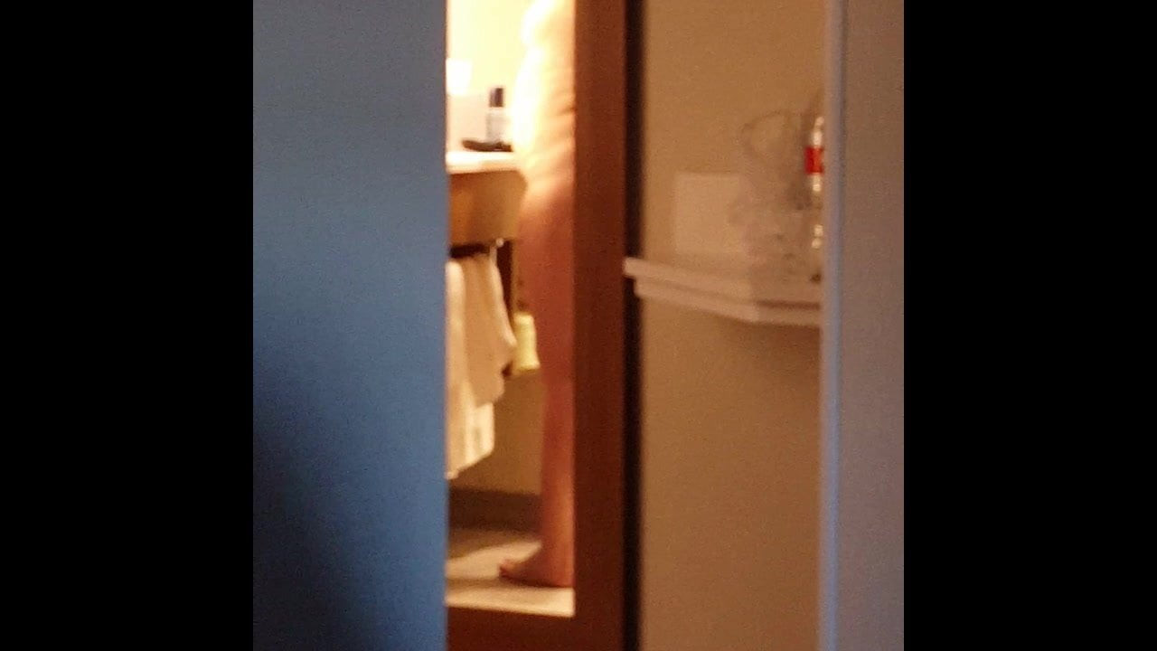 wife getting ready in the morning