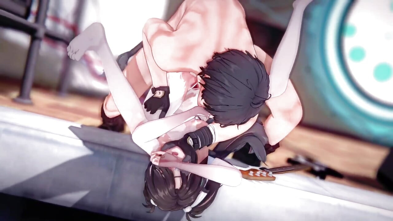 Wuthering Waves - Threesome of Zhezhi & Jinhsi Passionate Sex with Rover - 3D Hentai Animation