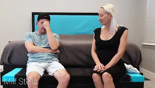 Üzgünüm üvey oğul, bu senin - uh oh preggo e02 - orta yaşlı seksi kadın stella ücretsiz video