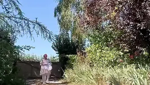 Gün için babydoll kıyafeti içinde