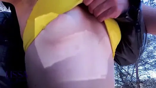 Driving and Feeling the Vibrations Until You Have Cumfacial