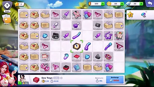 Si seksi villa terangsang menunggangi kontol besar di game terbaik