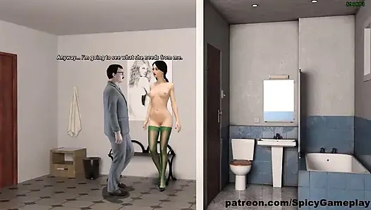 Willy D'nin maceraları: sert seks götüne şaplak atma ve ağzına boşalma ep 95