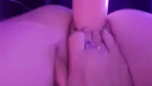 Riding my 13 inch dildo