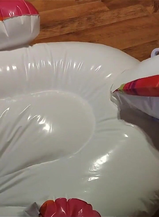 Deflating My Inflatable Unicorn with My Feet