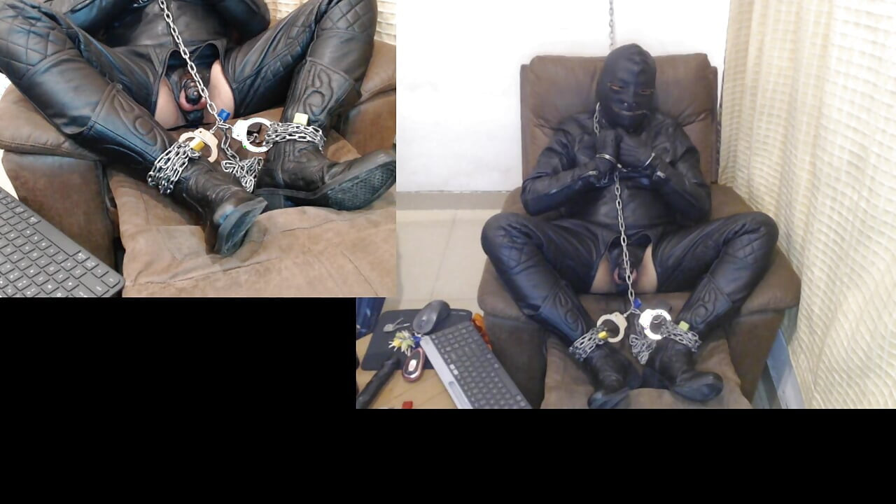Selfbondage Leather Gay Live