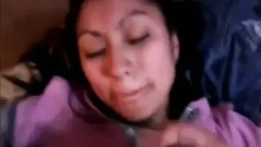 Latina getting anal fucked and facialized
