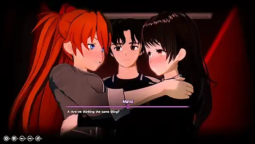 Otel personeli kızlarla üçlü sikiş