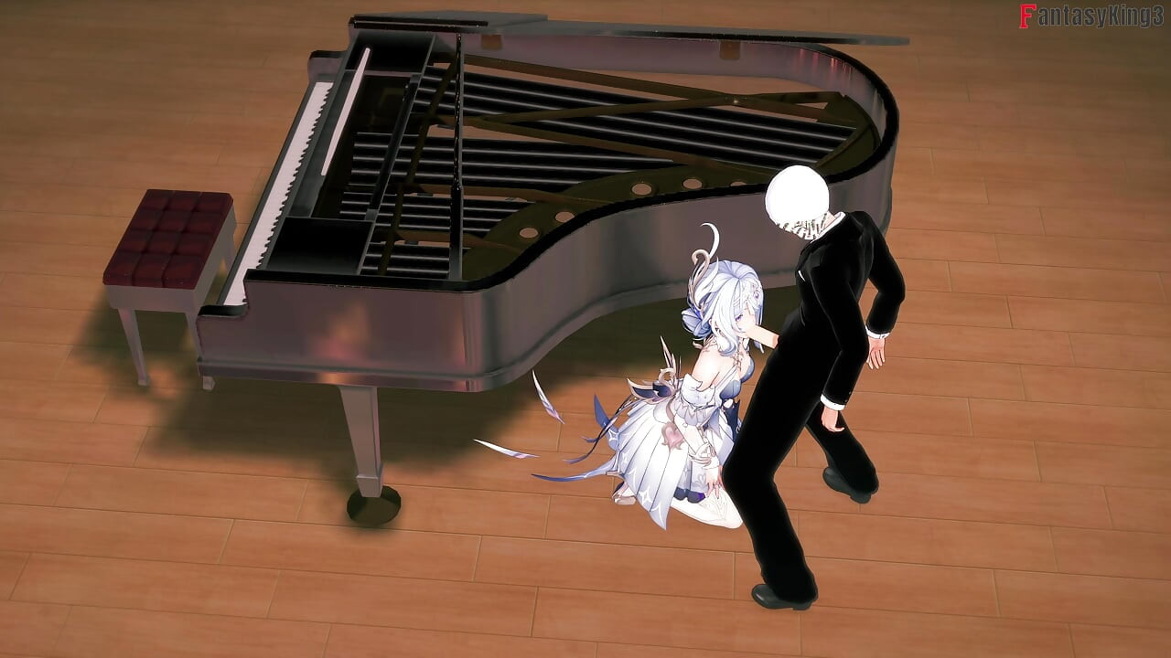 Odette sexy dancer sucks her pianist - Genshin Impact
