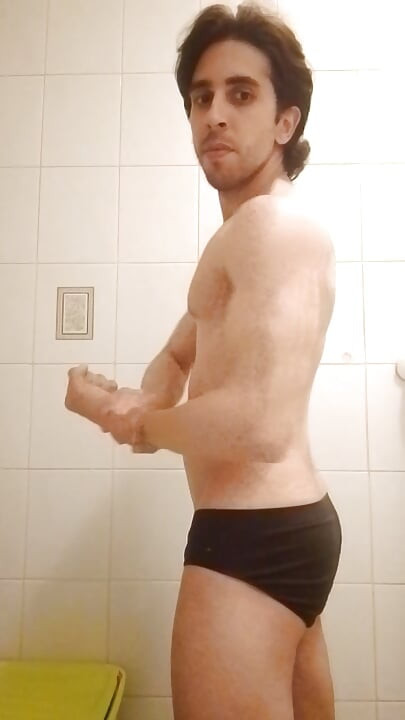 Muscles and cock