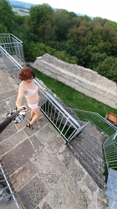 Striptease on the castle tower | Clip 1