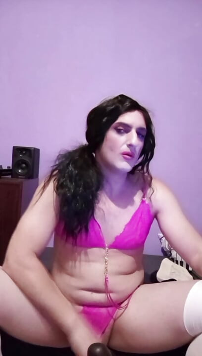 horny sissy Barbara on CAM