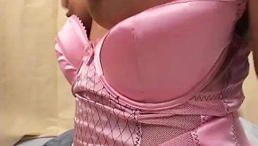 Young cute girl with hairy pussy and natural tits gets fucked