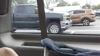 Naked Parking Lot Masturbation