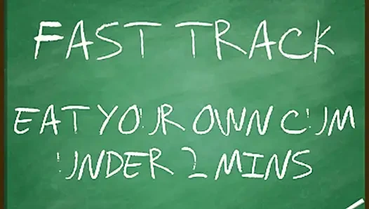 AUDIO ONLY - Eat your own cum under 2 mins