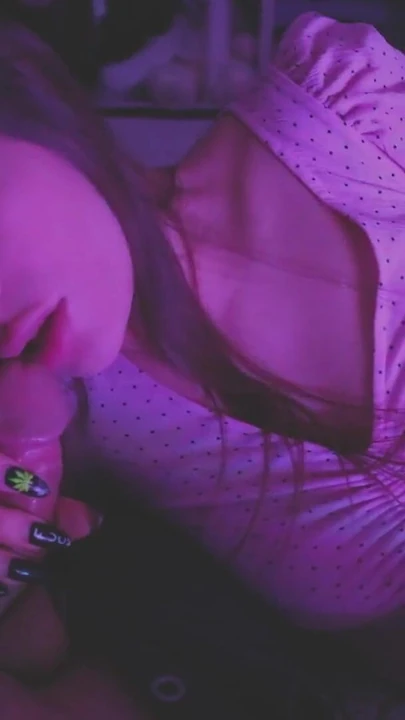 Key moment from "Watching an evening movie with a great blowjob."