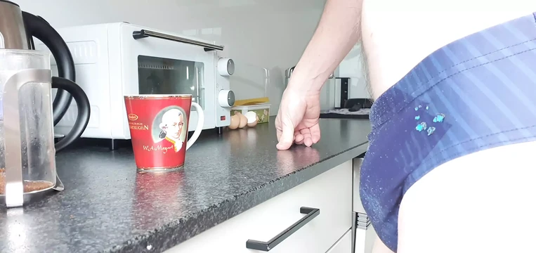 Perving at me while making coffee (requested)