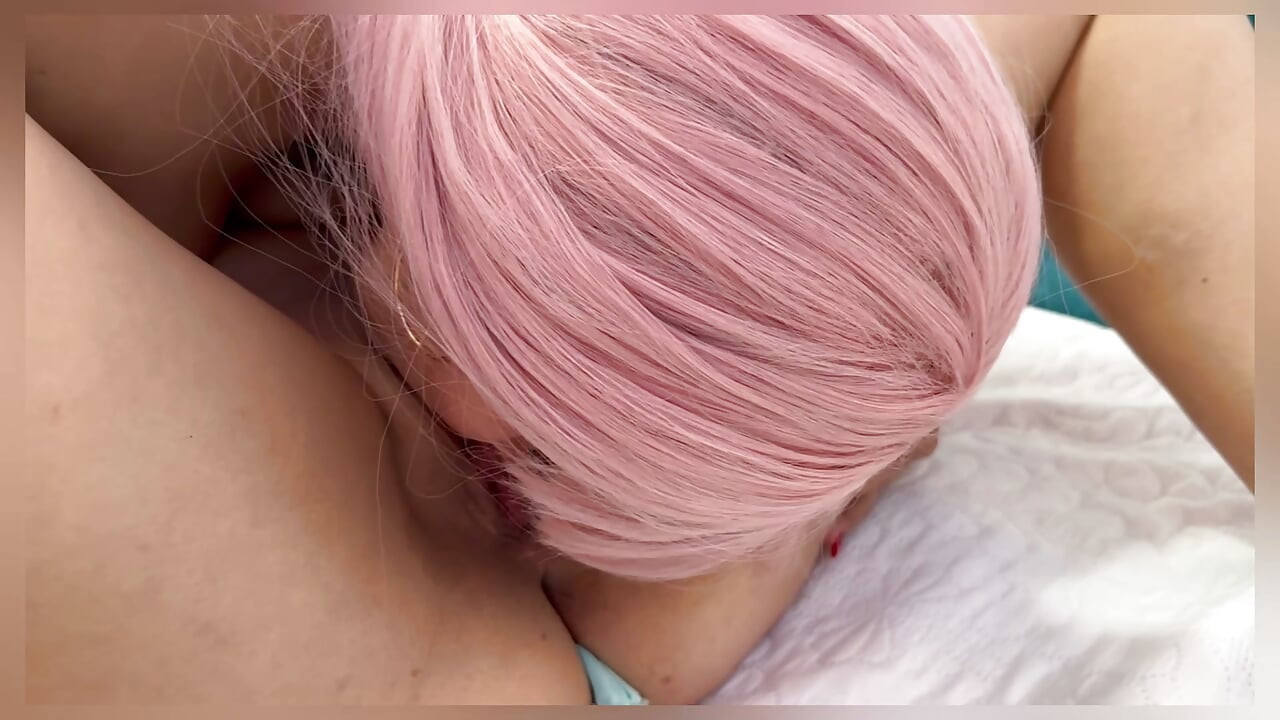 Threesome as a Christmas Gift While I Rub My Pussy with My Best Friend
