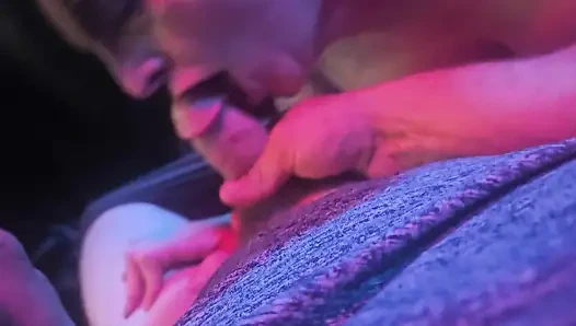 Delilah Gets Mouth Fucked by 2