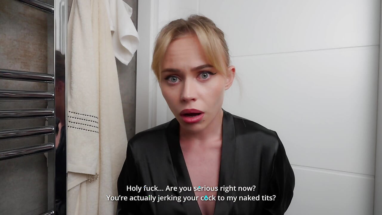 Stepmom Caught My Hard Cock in the Shower, I Fucked Her Tits and Came in Her Mouth, Next Day Creampie in Her Pussy