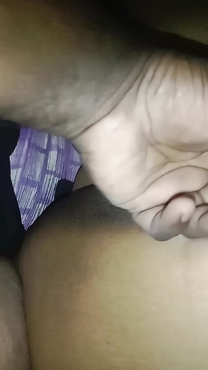 Tamil Uma's husband was not at home. She was sitting alone on the bed. When I went there, I spread my legs and put my finger ins