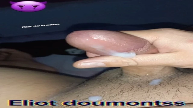 Glorious handjob that I give myself and I cum