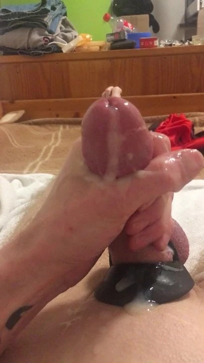 Masturbation with Cockring