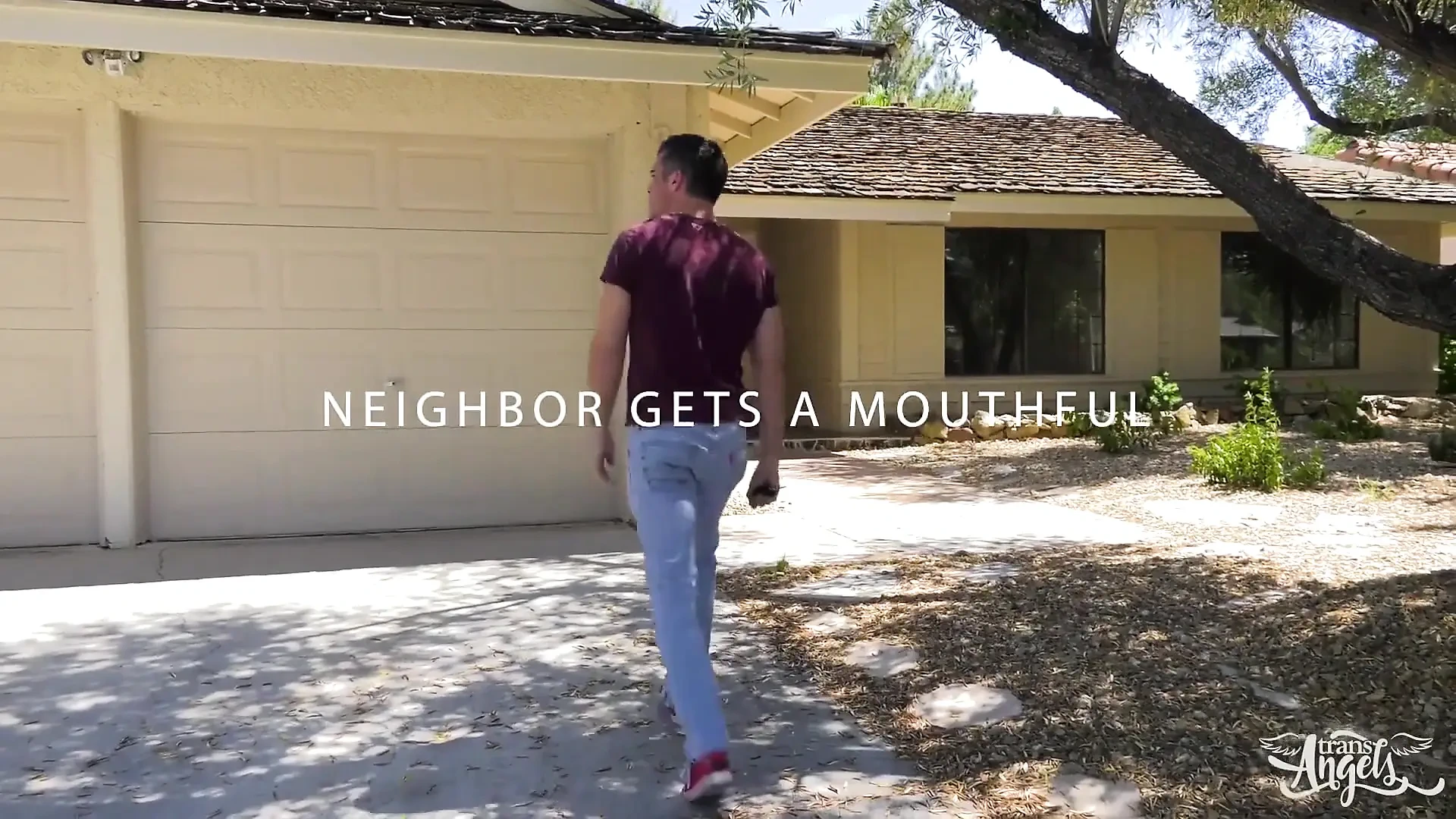 Transangels – Neighbor Gets a Mouthful – Lance Hart, Shiri Allwood