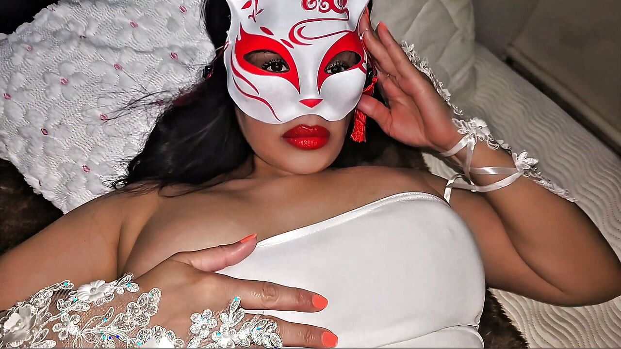 Cuckold Husband Films His Hotwife Before His Friend Fucks Her - Kitsune Mask Amateur