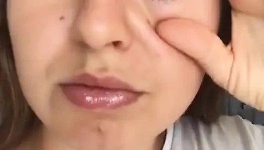Saya ingin sperma di mata
