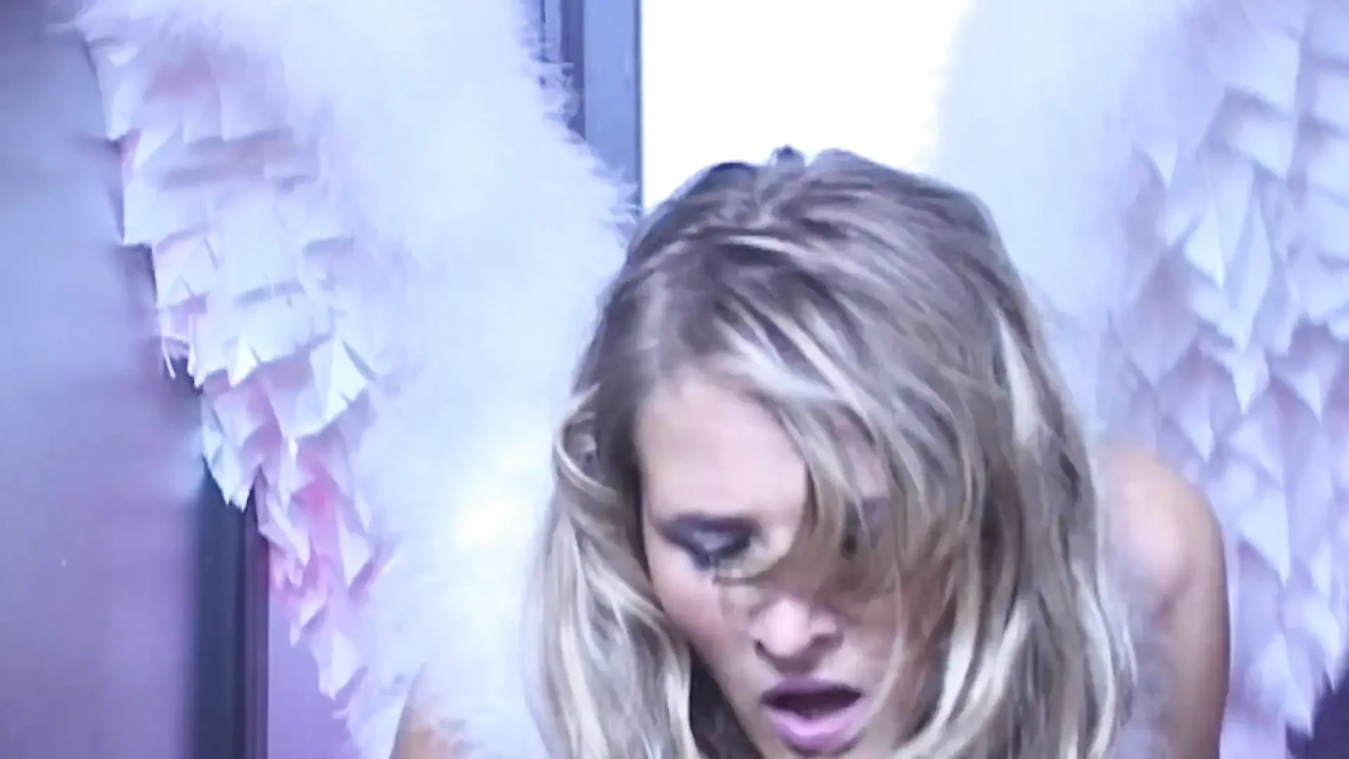 Angel babe masturbating with a sex toy