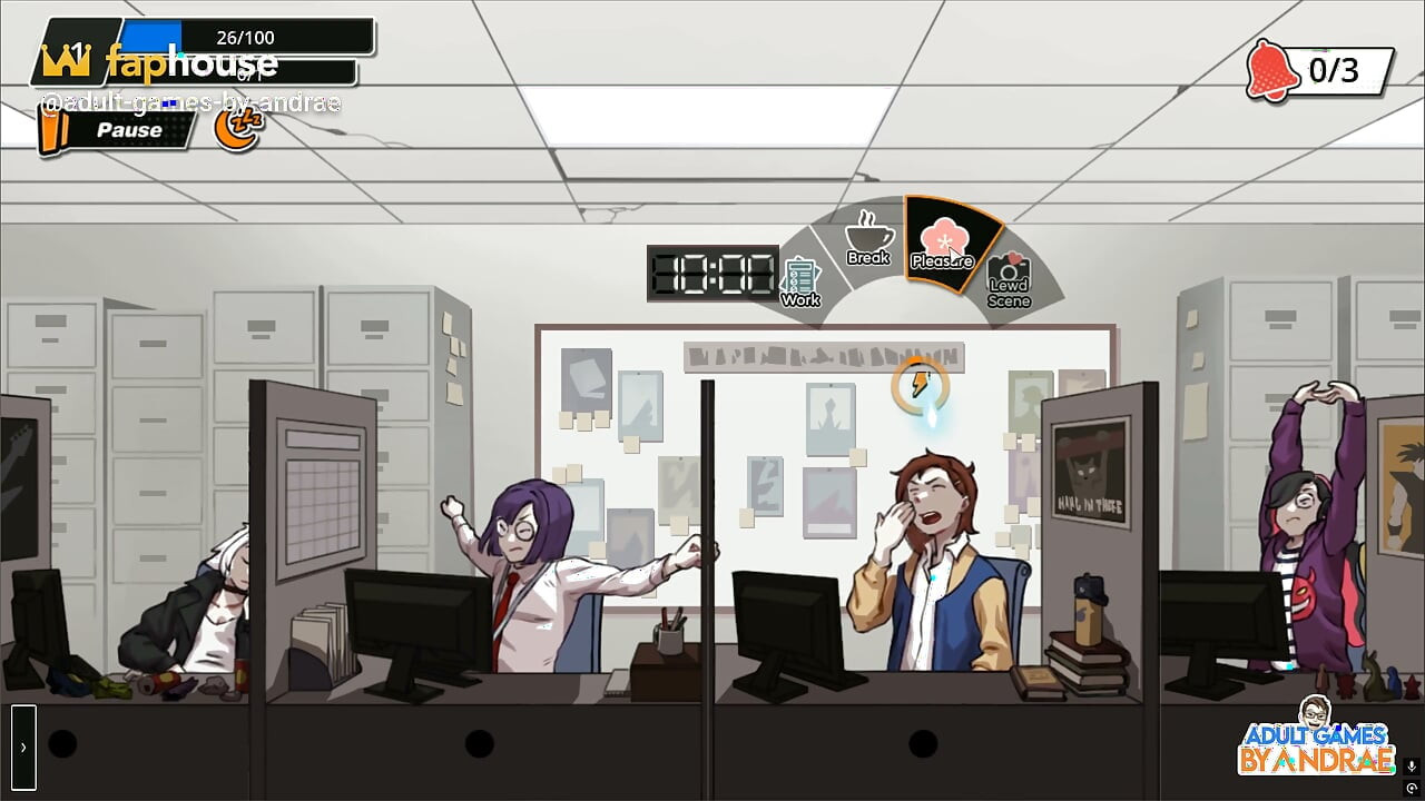 Femboy Ghost Gameplay Part 1 - Discreet Masturbation at Work