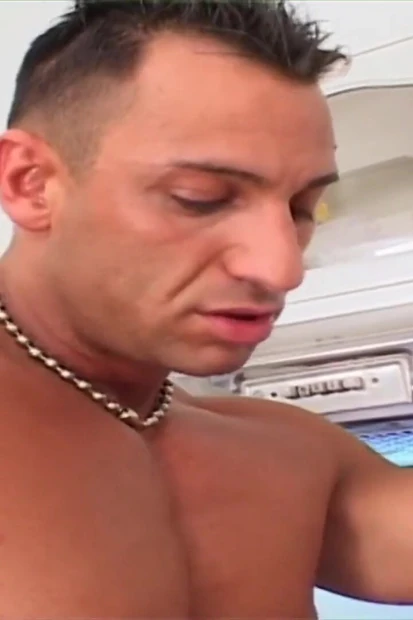 Hot shemale teen fucks in the kitchen