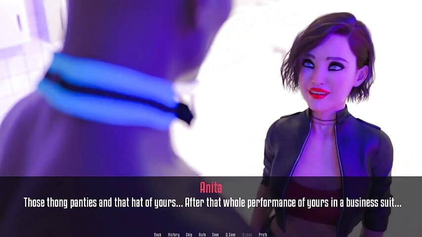 La pasantía de Anita - Gameplay - Roleplay - Teen petite - Teen hace mamada en glory hole