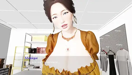 Трахаю французскую милфу - связанная похоть No7 - геймплей