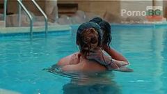 Bulgarian Nude Girl Erotic Pool Adventure in Spa Center