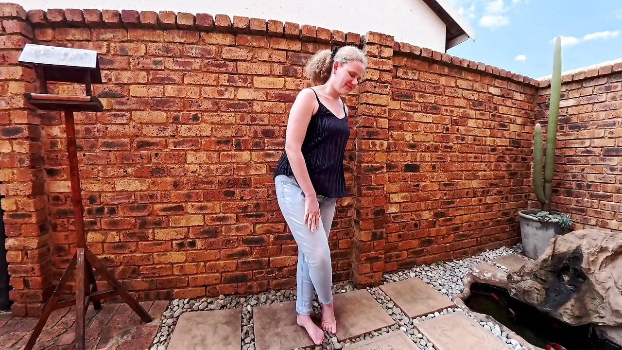 Blond MILF Pissing in Clothes Desperation Compilation