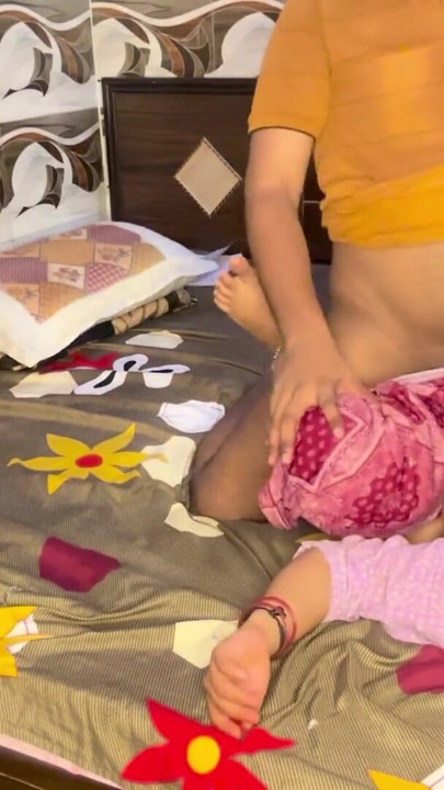 Stepsister Fully Opened on Rakhi Stepbrother Takes Her Naked & Hard at Home | Clip 3