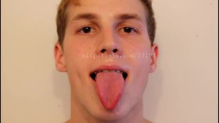 Tongue Fetish - Aaron Tongue Part10 Video1