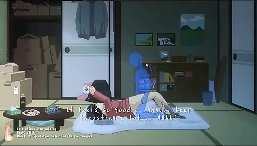 Hentai Game – Wife with Huge Tits Takes Rough Sex in the House