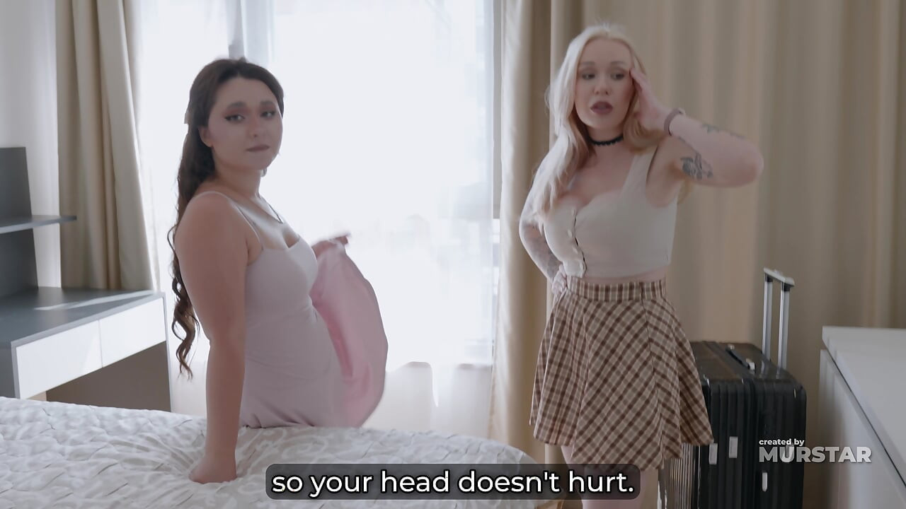Stepson's Secret Hotel Night: Watching Step Mom & Step Sister Change Leads to Forbidden Taboo Session After Viagra Mistake