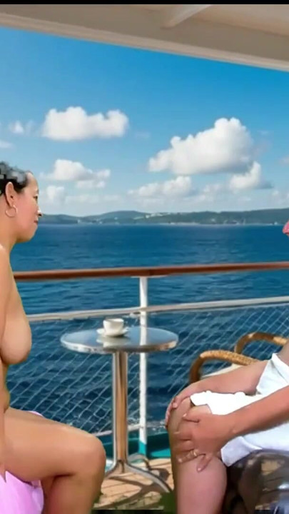 SEX BOAT RIDE ON THE SEA WITH ADAMANDEVE AND LUPO | Clip 1